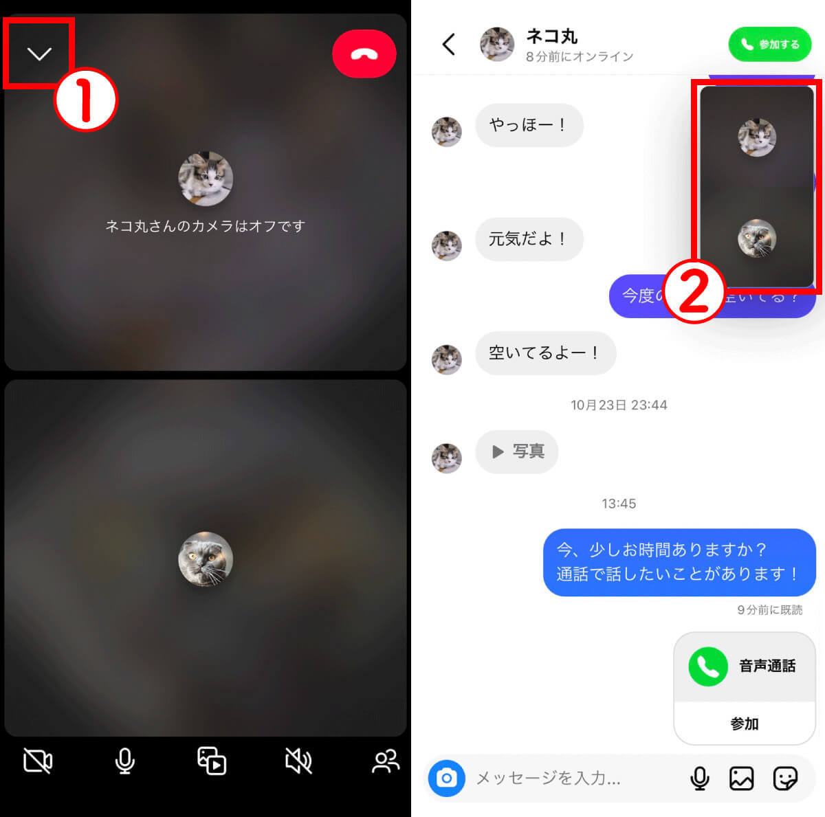 インスタグラムの「電話」のかけ方・応答のやり方：グループDMでの通話方法も