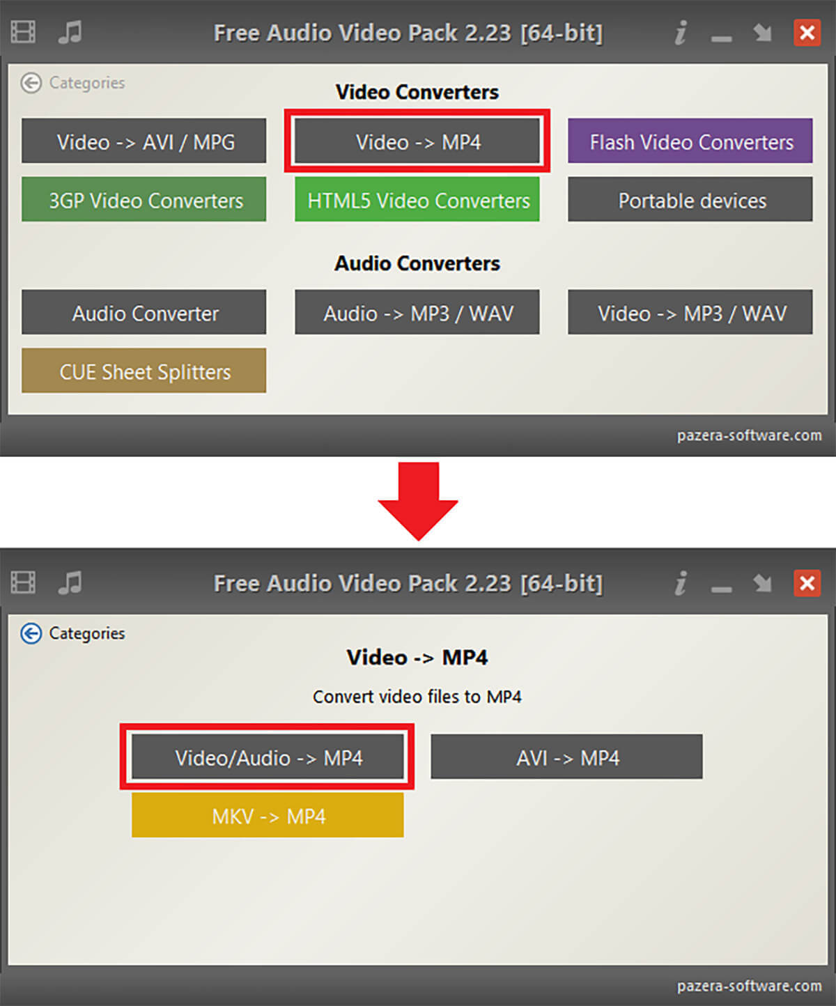 古い形式の動画（FLV・MOV・MPEG・AVI）をMP4に変換する方法 – 「Free Audio Video Pack」なら全部いける！