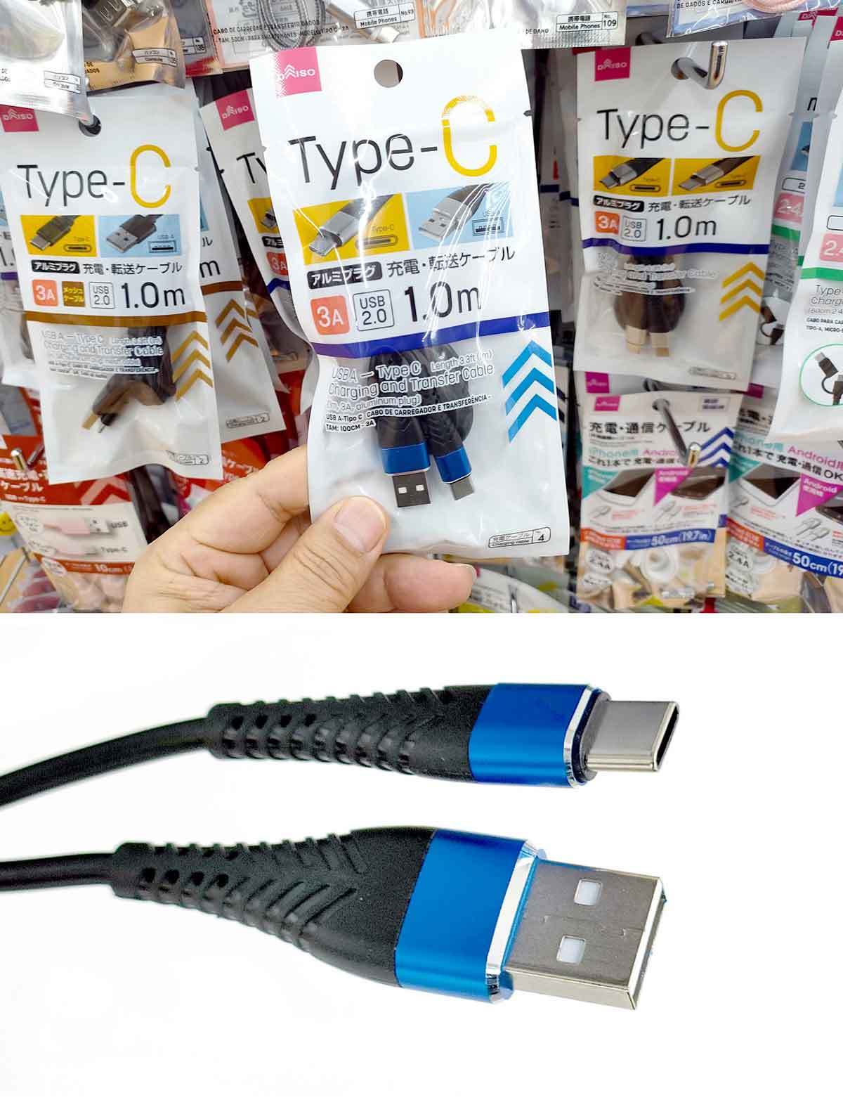 ダイソーで110円のUSB-Cケーブルが価格差25倍Apple純正と同等の性能だった!