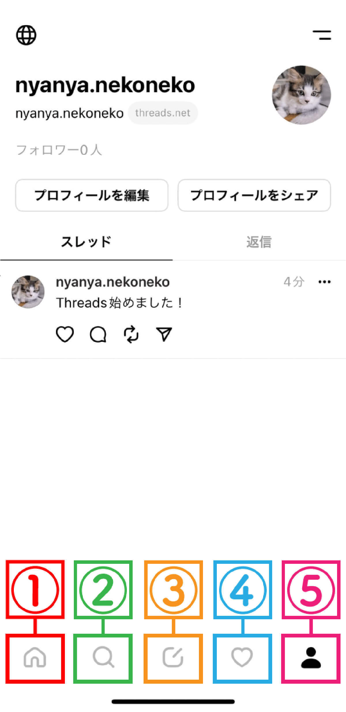 Threads（スレッズ）の始め方・使い方とInstagramとの連携方法、Twitterとの違い