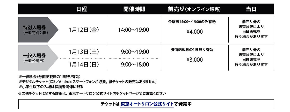 【東京オートサロン2024】2024年1月12日〜14日の3日間、幕張メッセ(千葉県・千葉市)で開催
