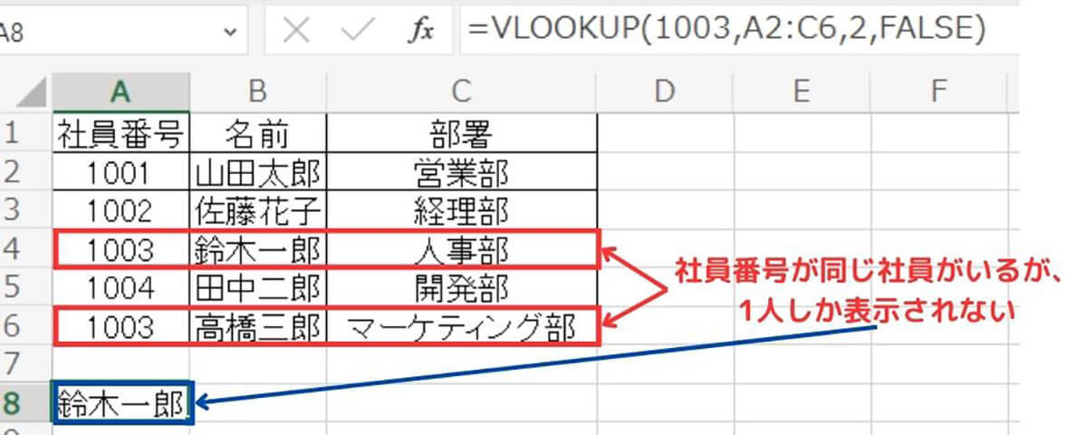 ExcelのVLOOKUP関数でデータ抽出（検索）する方法とは？エラー回避の方法も