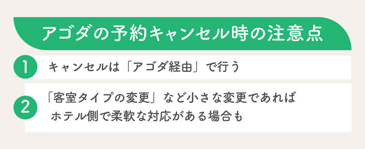 アゴダの予約キャンセル方法と「キャンセル料がかかるケース・かからないケース」