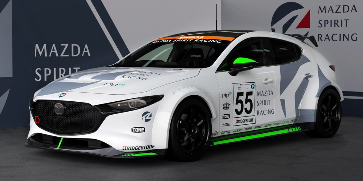 【東京オートサロン2024】マツダ　スーパー耐久マシン展示やキッズ同乗体験などを開催