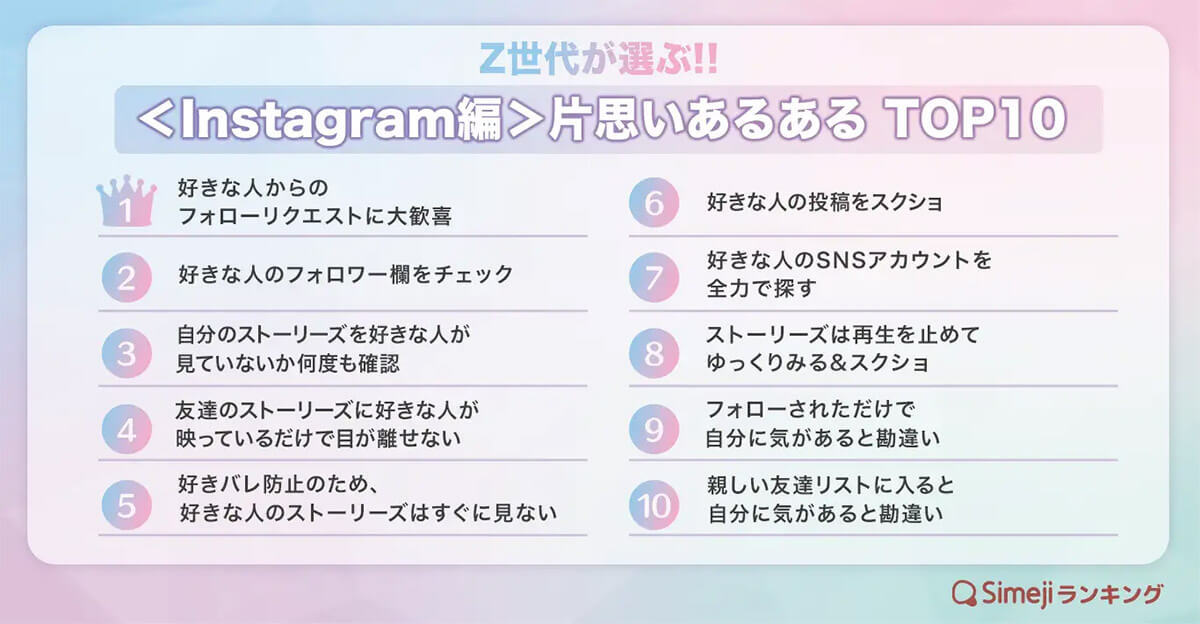 Instagram「片思いあるある」おじさんおばさんにも共通 – 些細なことで自分に気がある？と思っちゃうw