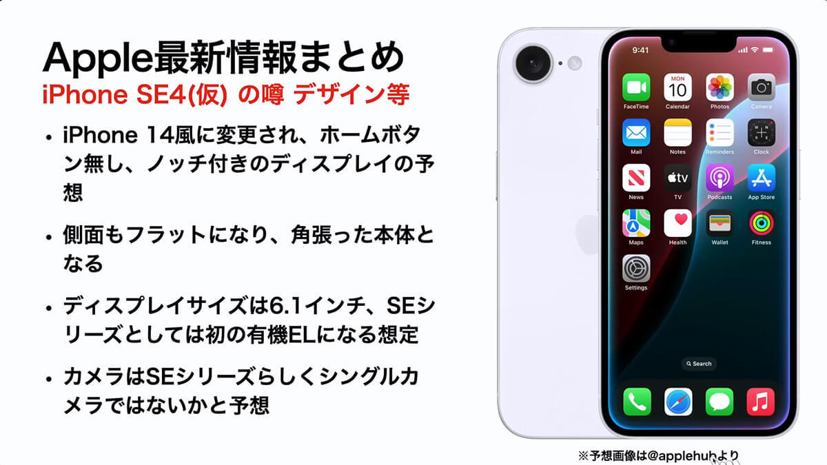 『iPhone SE4（仮）』最新情報・噂まとめ – 発売時期・価格・機能を徹底予想解説＜みずおじさん＞