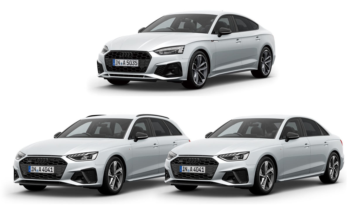 アウディ A4、A4アバント、A5スポーツバックの傑作特別仕様モデルを発売