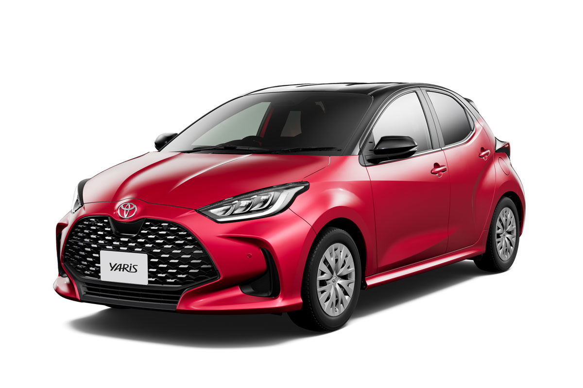 トヨタ　ヤリス、ヤリスクロスの一部改良モデル。7インチモニターやコネクテッドナビを5年間標準付帯
