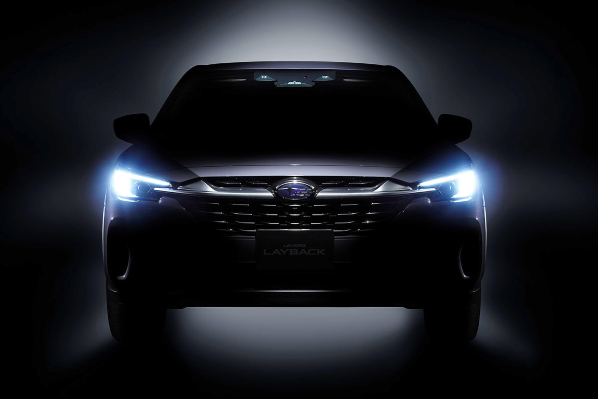 SUBARUの新型SUV「レイバック」のティザー画像を公開