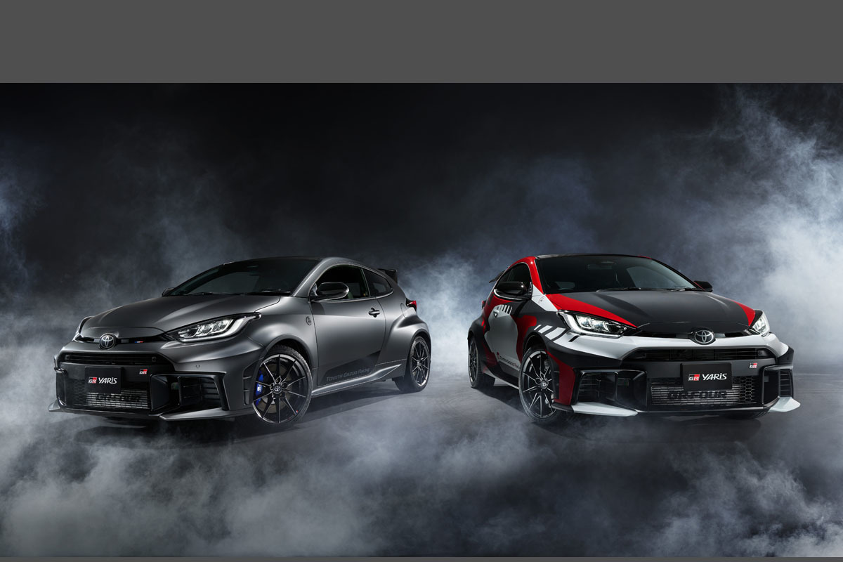 トヨタ　GRヤリスのオジエ、ロバンペラ各エディションを限定100台発売