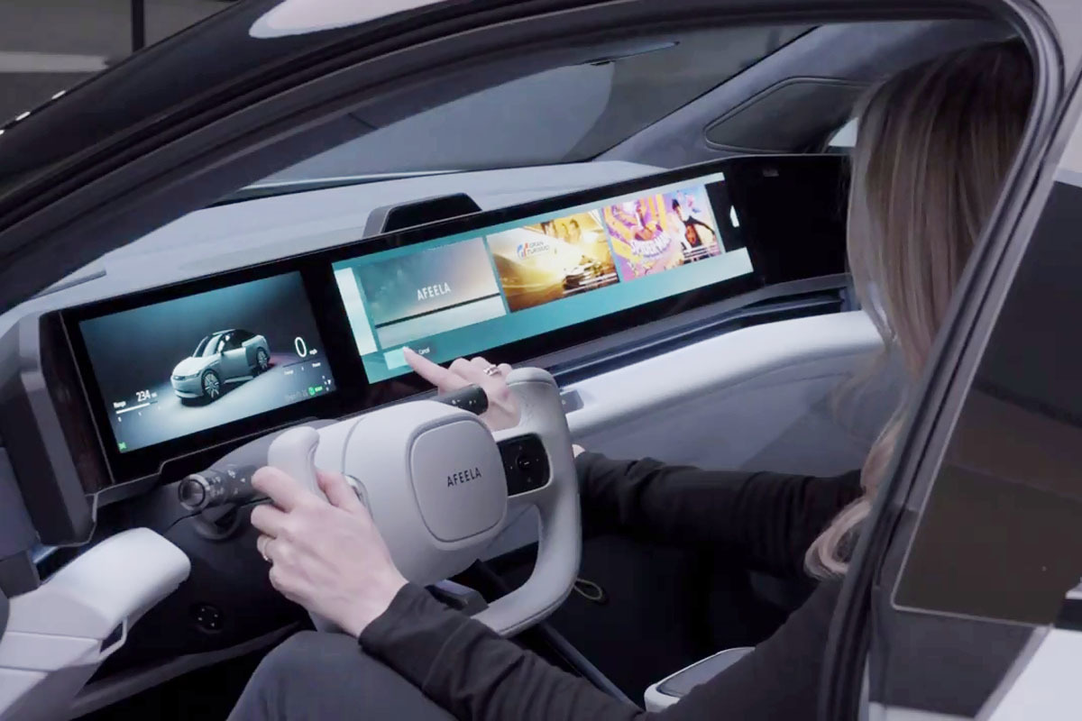 ソニー・ホンダモビリティ 2025年発売予定のアフィーラのネットワークサービスはKDDIのグローバル通信プラットフォームを採用