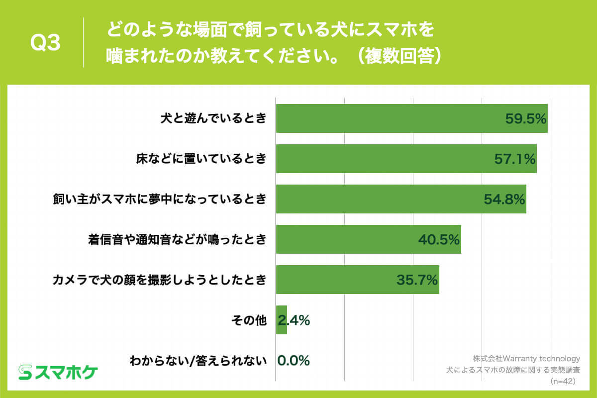 「スマホを愛犬に噛まれる」ことによる心配ごとは”故障”ではない!?