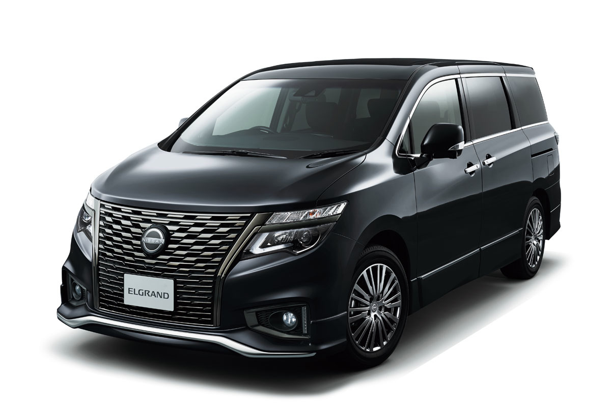 日産 上級ミニバン「エルグランド」の一部仕様変更で、より安全性を向上