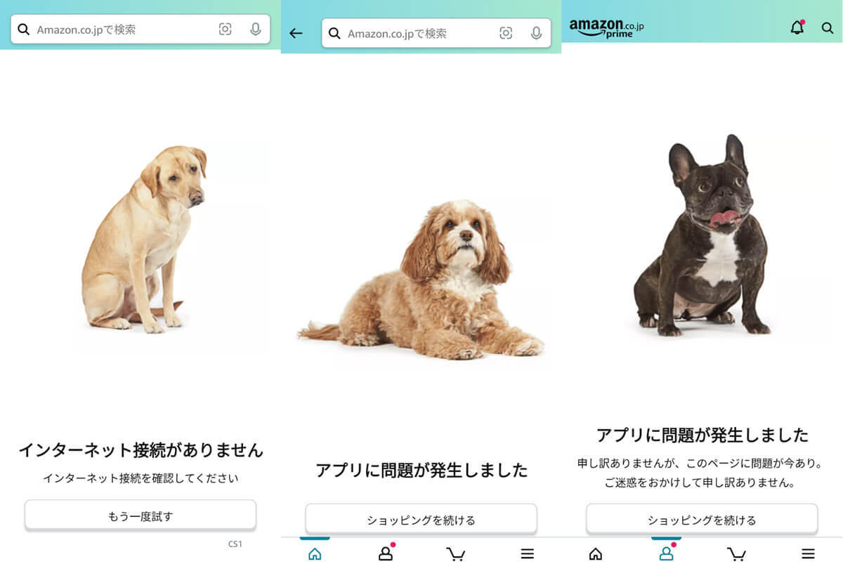 Amazonの「あの犬」が見つからない！「ページが見つかりません」エラーの犬を見る方法