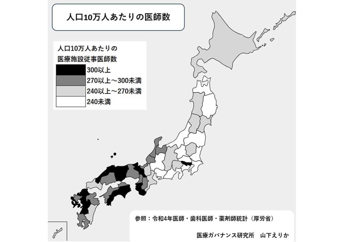 厚労省の「美容クリニック」開業規制は医師偏在の解消の役に立たない理由