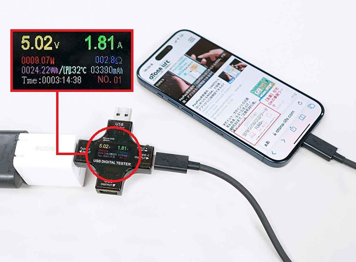 ダイソーで110円のUSB-Cケーブルが価格差25倍Apple純正と同等の性能だった!
