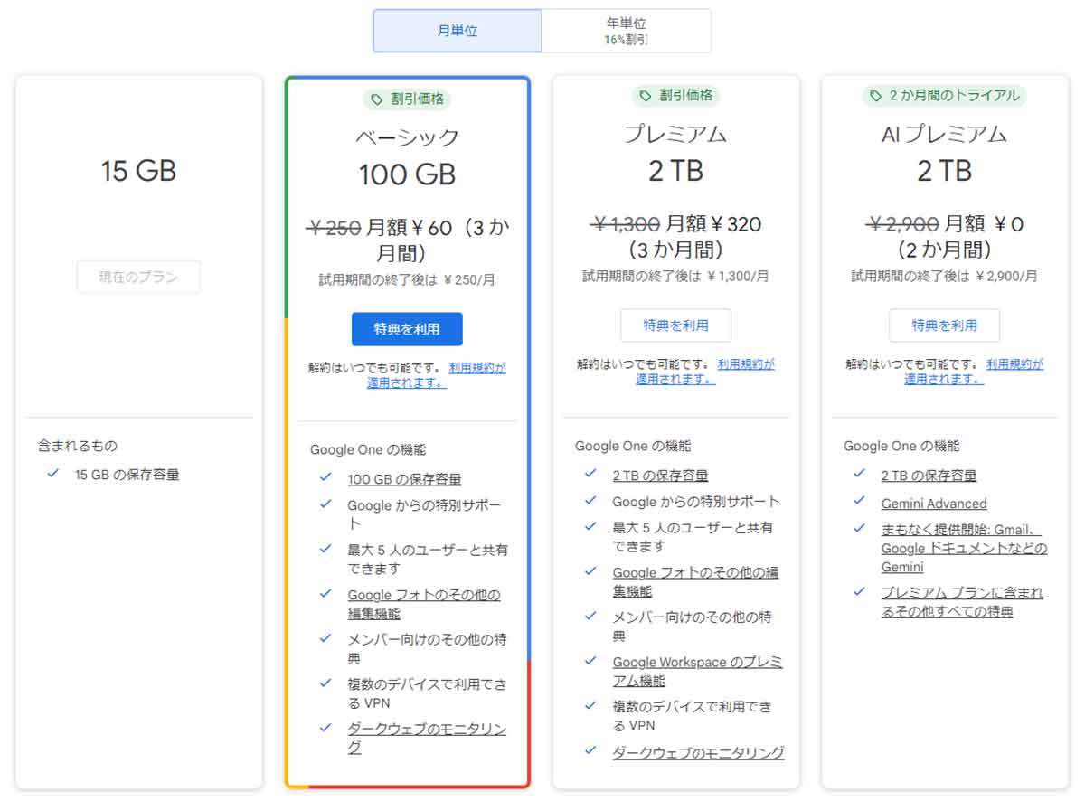 GoogleフォトとGoogle Oneは何がどう違う？