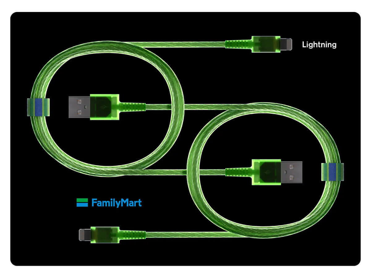 ファミマ限定「クリアカラーのライトニング/USB-Cケーブル」が話題 – iPhone15などに対応