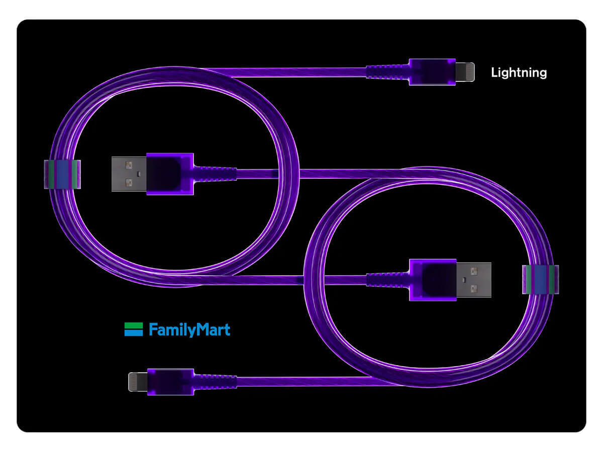 ファミマ限定「クリアカラーのライトニング/USB-Cケーブル」が話題 – iPhone15などに対応