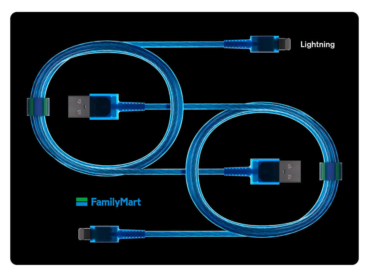 ファミマ限定「クリアカラーのライトニング/USB-Cケーブル」が話題 – iPhone15などに対応