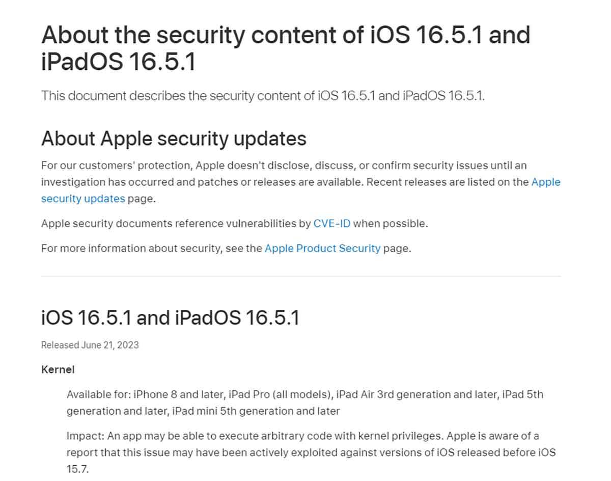 iPhoneの「iOS 16.5.1(c)」がリリース、どこが修正された？ – どうしてイキナリ「c」なの？