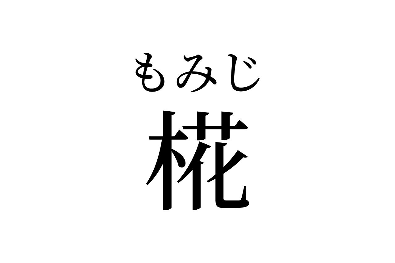 【読めたらスゴイ!】「椛」って一体何!?秋の風物詩、絶対見たことのあるアレのことだった!この漢字、あなたは読めますか?