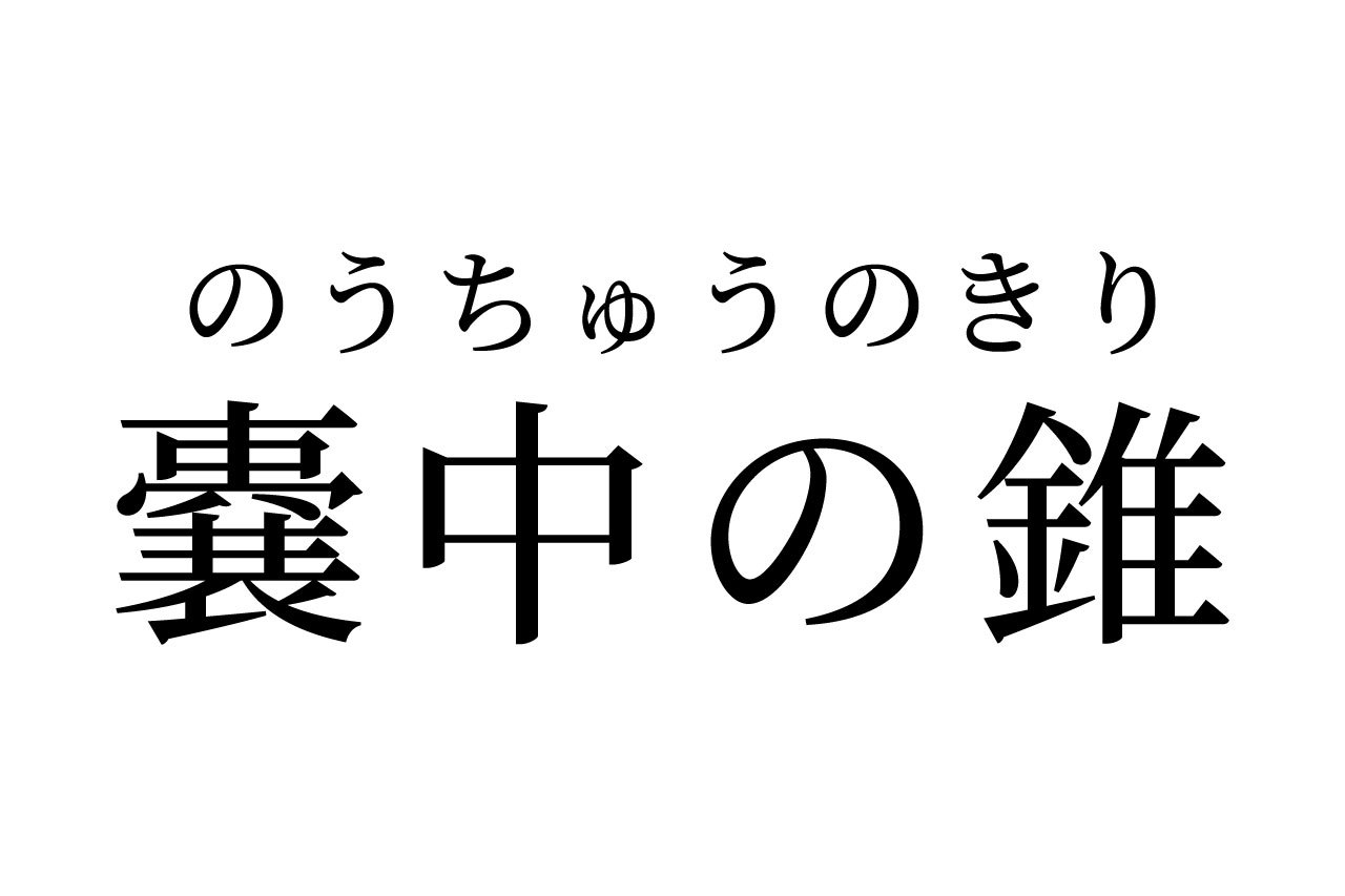 【読めたらスゴイ!】「嚢中の錐」って一体何のこと!?この漢字、あなたは読めますか?
