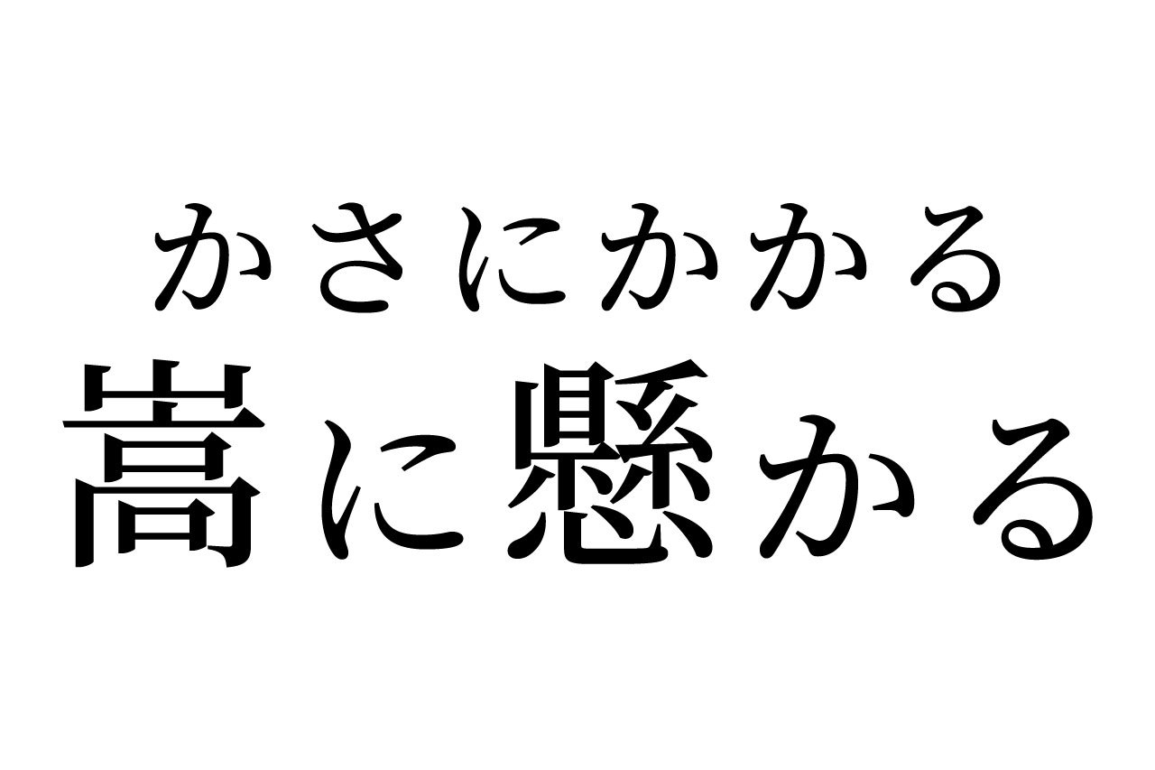 【読めたらスゴイ!】「嵩に懸かる」ってどういうコト!?この漢字、あなたは読めますか?