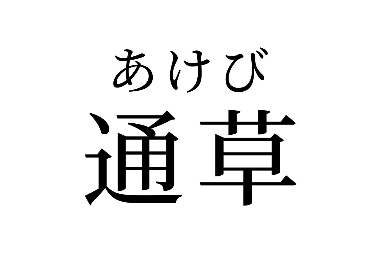 【読めたらスゴイ！】「通草」って何のこと？かよいぐさって読んじゃいそう・・・この漢字、あなたは読めますか？
