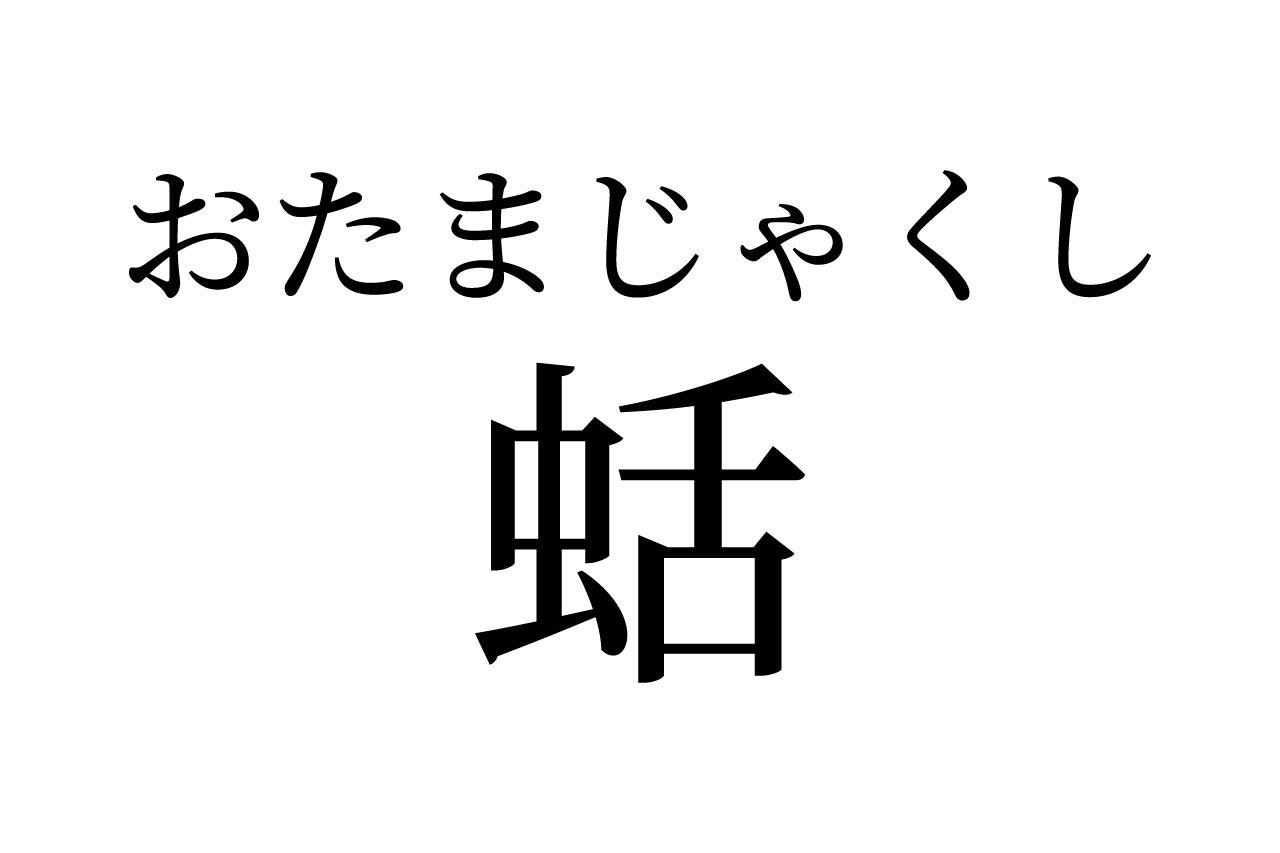 【読めたらスゴイ！】「蛞」って一体何のこと！？虫の名前！？この漢字、あなたは読めますか？