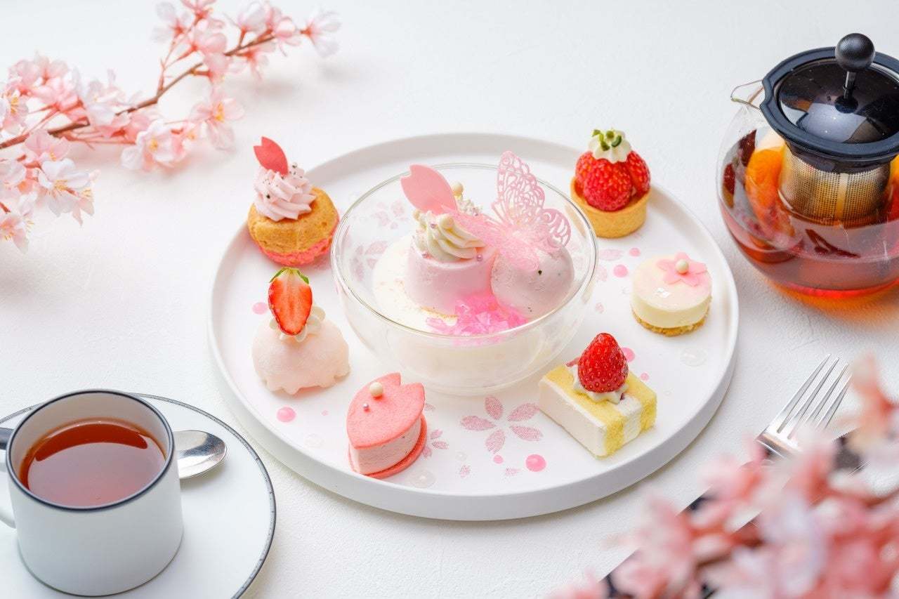 ハイアット セントリック 金沢、4月1日より桜と苺をたっぷり堪能できる「Sakura Strawberry Cake Set」提供へ