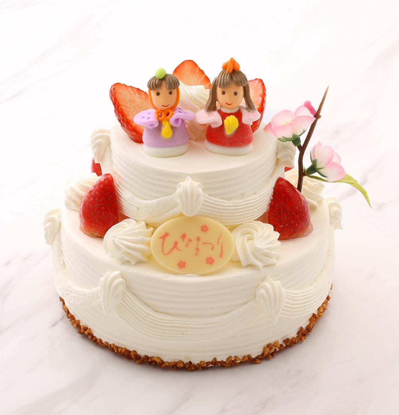3 月 3 日 ひなまつりは【アンテノール】のケーキでお祝い。プチサイズからホールまで、ひなまつりケーキのご予約を承ります !