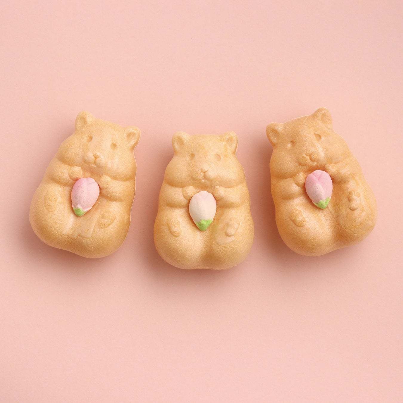 春限定！可愛すぎるお菓子「ハムスターモナカ」の桜餡バージョンが2月24日(金)よりオンラインショップと店頭で販売