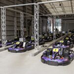 都内の電動カート施設をアルピーヌA110Rチュリニが駆け抜けた!アルピーヌF1ドライバー、そして2輪界のレジェントも登場