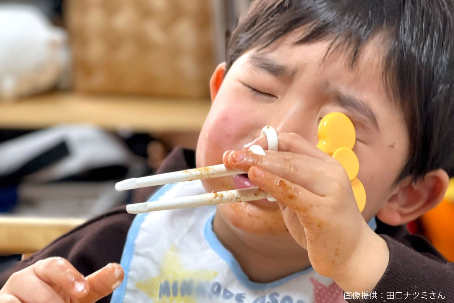 3歳の我が子、食事中に突然の号泣…　尊すぎる理由が「めっちゃ分かる」と話題に