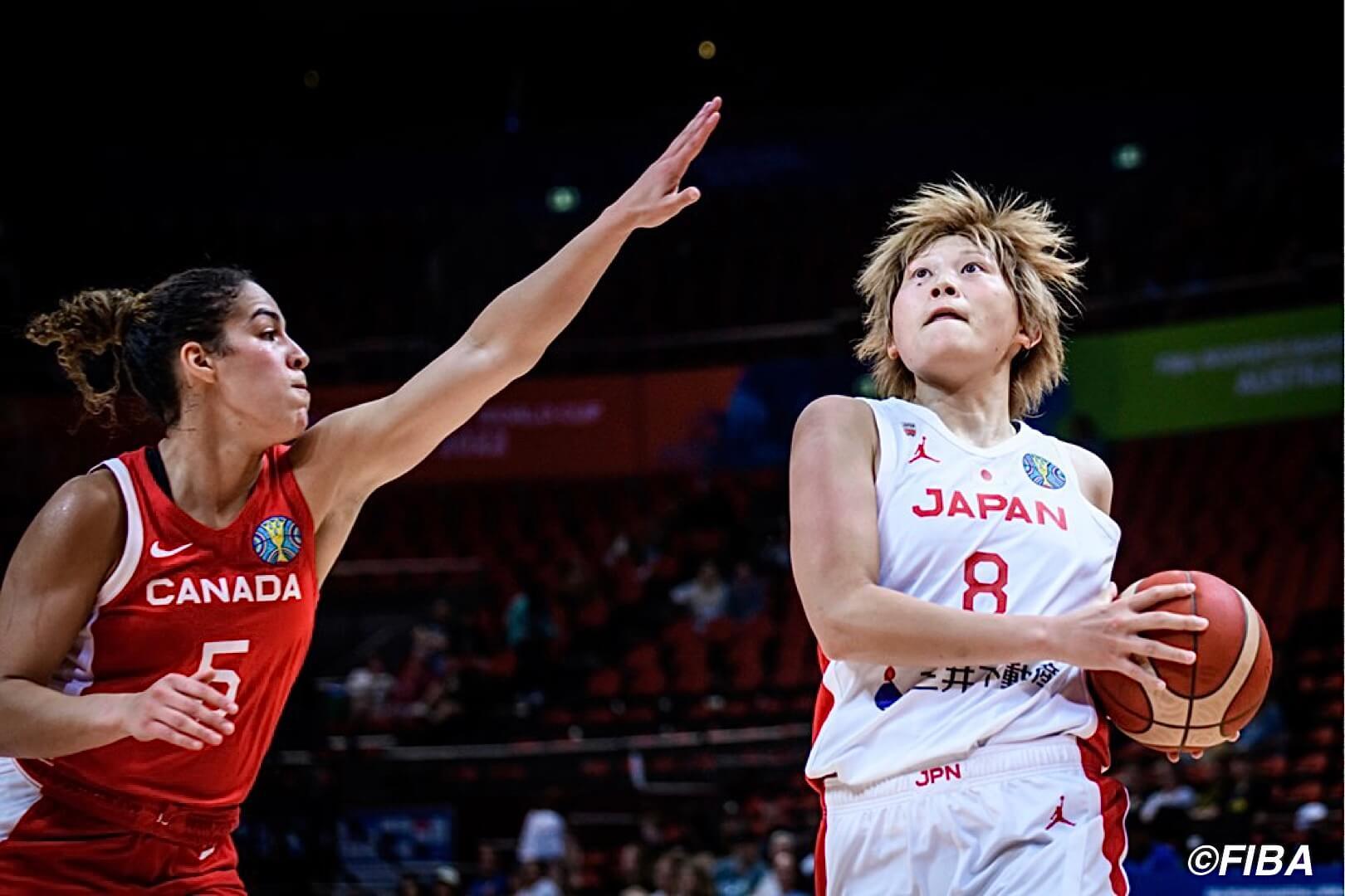 【FIBA女子ワールドカップ2022】日本はカナダのインサイドとディフェンスに苦しみ悔しい負けを喫して1勝2敗/26日フランス戦へ