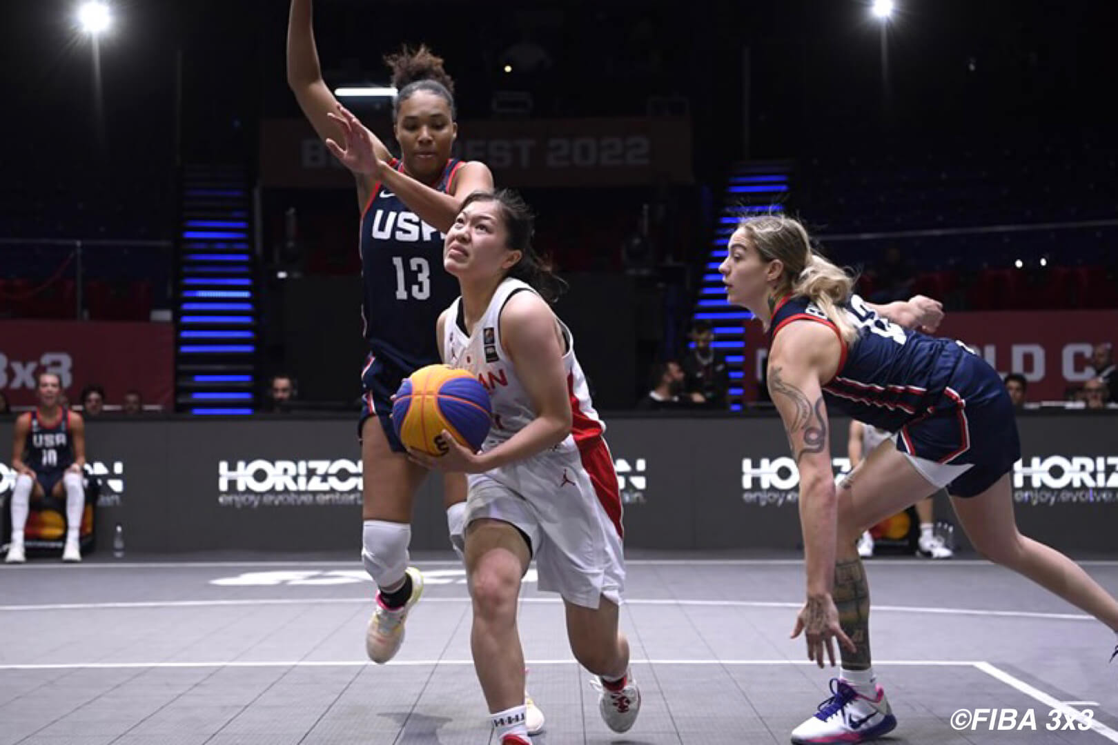 【FIBA 3×3 U23 WorldCup 2022】女子日本代表3勝1敗で予選プールC2位通過 9日決勝トーナメント出場