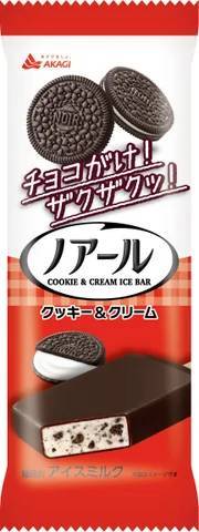 「ノアール」がアイスになった！チョコがけ！ザクザクッ！の満足感あるクッキークリームアイスが新発売！「ノアール　クッキー＆クリーム」2024年2月6日（火）より全国発売