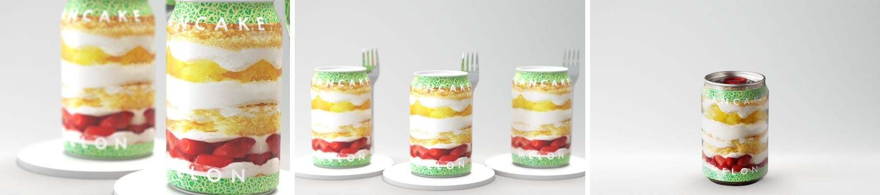 大切な方へのギフトに最適な、贅沢な味わいが魅力のメロン缶ケーキ「MELON CAN CAKE」Cake.jpにて7月18日より予約販売開始！