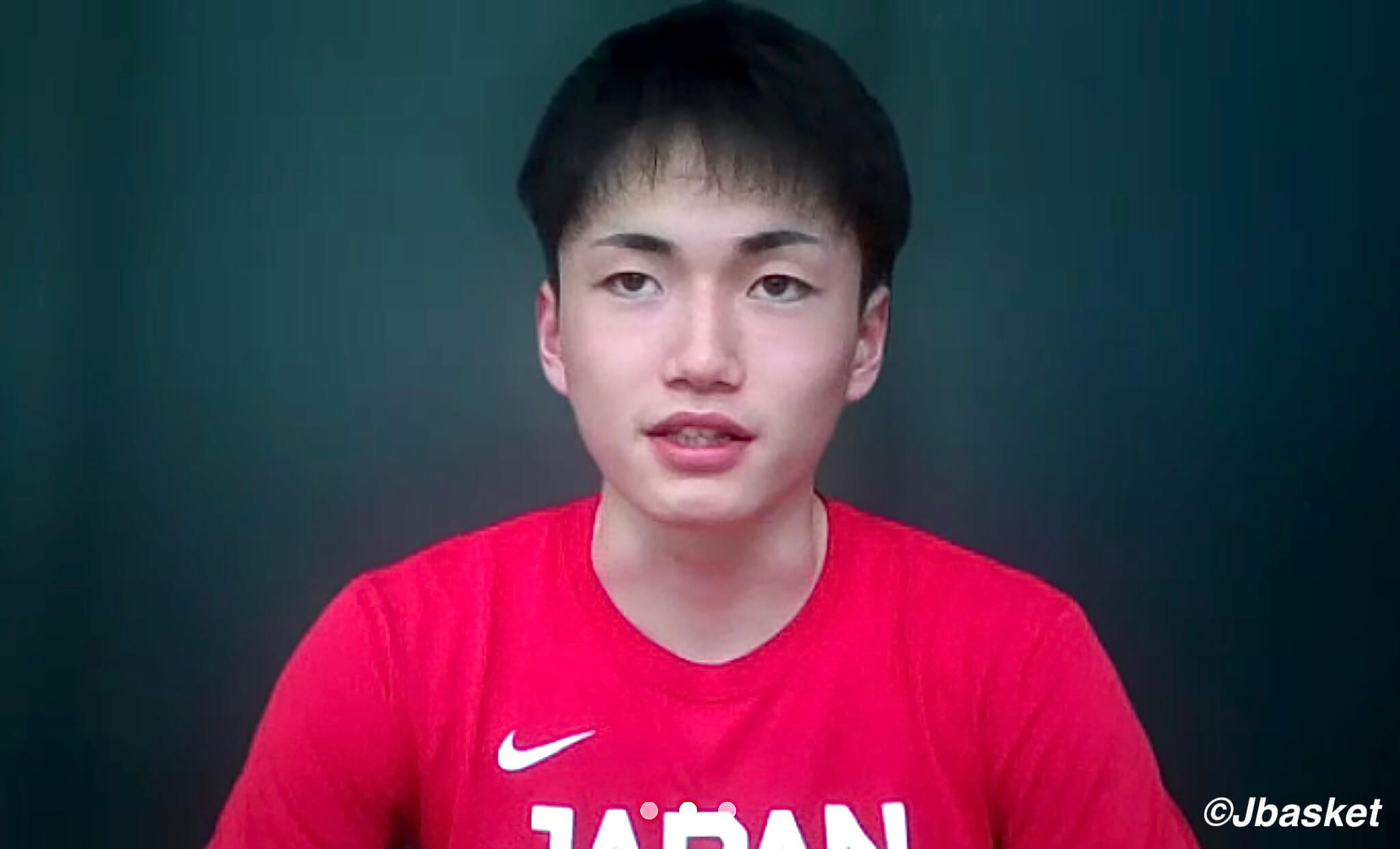 【U17男子日本代表】U17W杯2022 男子日本代表オンライン記者会見/川島悠翔「目標としている八村選手の様に得点王を目指す」