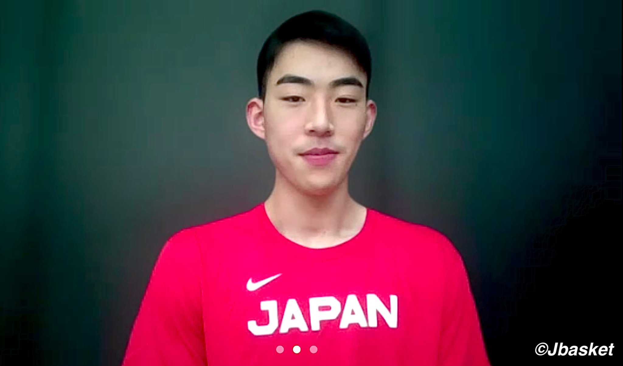 【U17男子日本代表】U17W杯2022 男子日本代表オンライン記者会見/川島悠翔「目標としている八村選手の様に得点王を目指す」