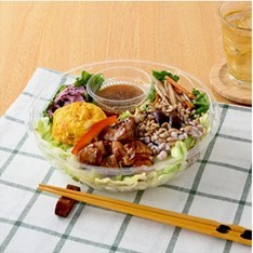 “腸活素材”のスーパー大麦と秋の食材を組み合わせた 美味しく食べるおむすび・弁当・サラダの4商品を8月30日(火)から発売!~秋の食材を使用した商品が続々登場~