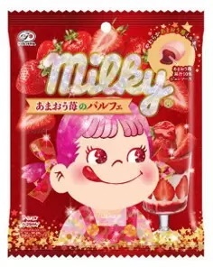 不二家「ルック」「カントリーマアム」「ミルキー」からこだわりの苺味、11月7日に発売