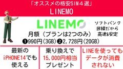 格安SIMの種類が多すぎて悩んだら… オススメ4社を比較してみた！