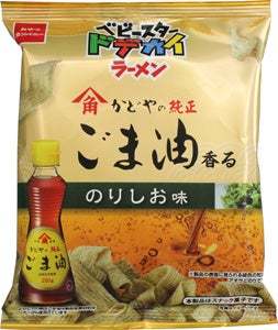 好評につき再登場！「かどやの純正ごま油」が香るベビースタードデカイラーメン