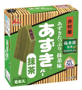 井村屋×福寿園 老舗2社の強力タッグで世界へ 「あずきバー抹茶」など発売