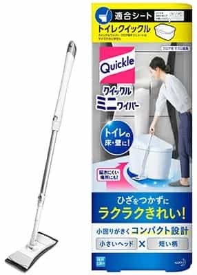 トイレ掃除道具はこれ一択に! 「クイックルミニワイパー」を使った納得感