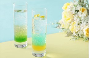 黄色と緑色のバイカラーが最高にキュート！レモンとメロンの風味が爽やかな「プリンセスバイカラーアフタヌーンティー～Lemon Yellow＆Melon Green～」販売