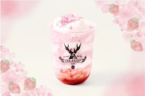 お茶に恋をする本格派ティーストア「THE ALLEY」より、春の訪れを感じる春色リッチミルクシリーズ「​苺ミルキースムージー」「抹茶ミルキーオレ」が3/1より販売START！！