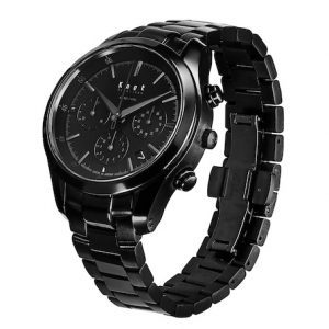 国産機械式クロノグラフ「Maker’s Watch Knot」にオールブラック登場